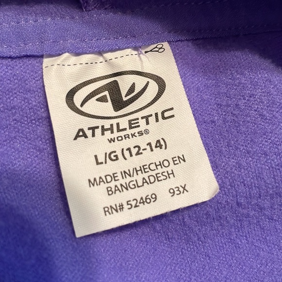 Athletic Works Lavender Hooded Sweatshirt - Picture 6 of 10